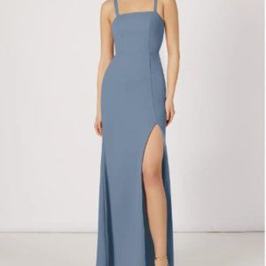 AZAZIE GIANETTA Bridesmaid Dress - Dusty Blue